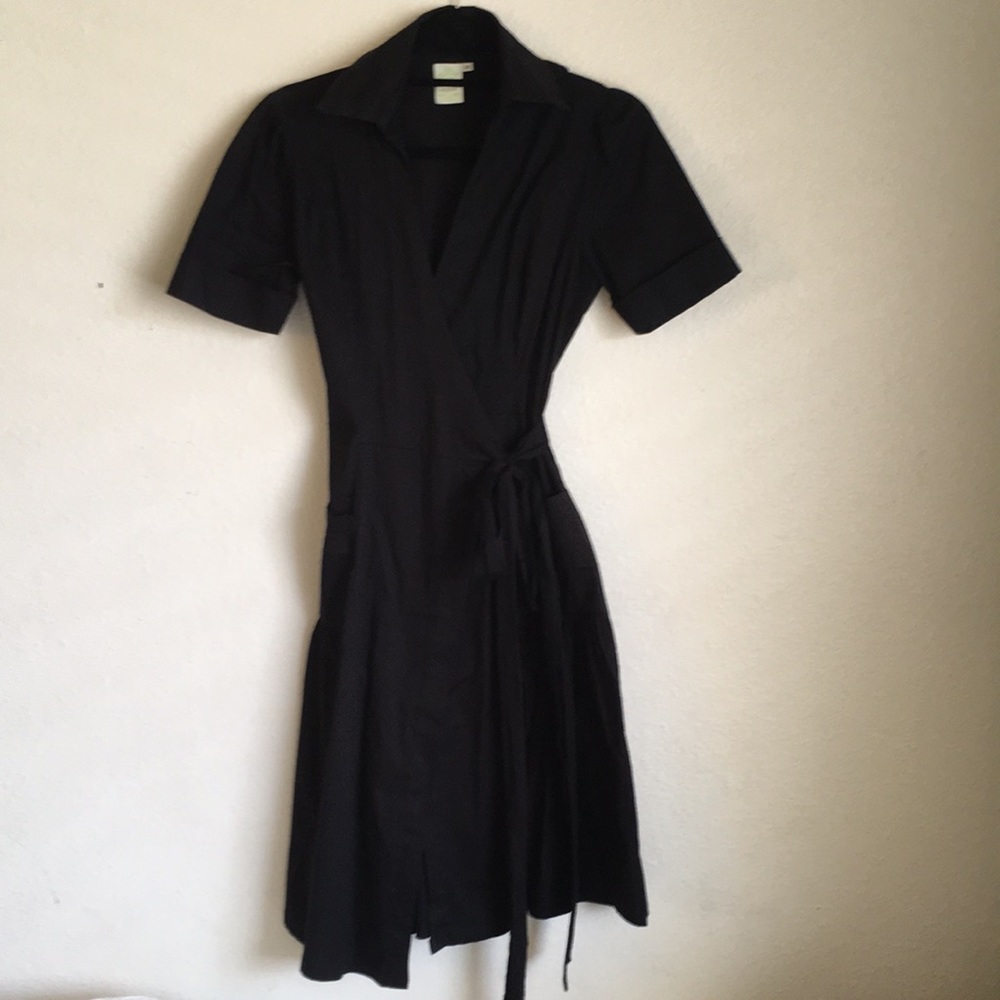 Shabby Apple like new black wrap dress